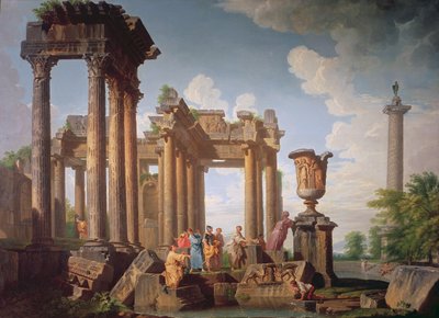Classical Scene by Giovanni Paolo Pannini